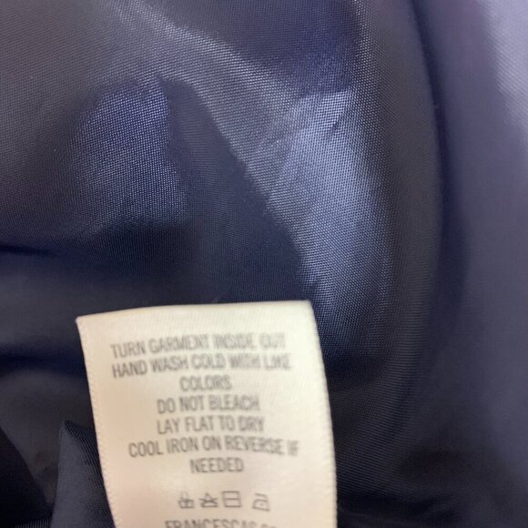 Harper Heritage skirt SZ M navy corduroy mutli floral embroidered mini boho - Picture 5 of 8